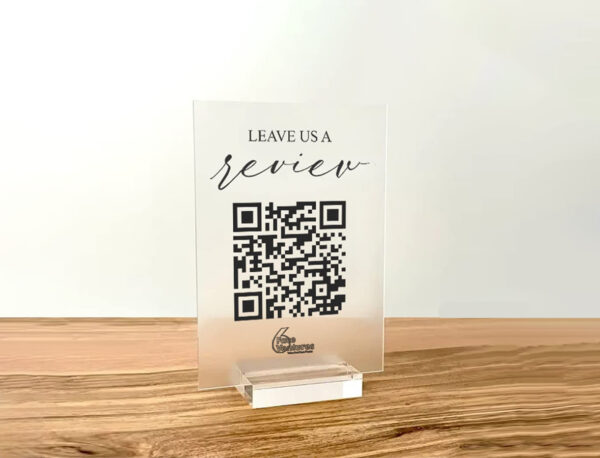 Acrylic QR Stand